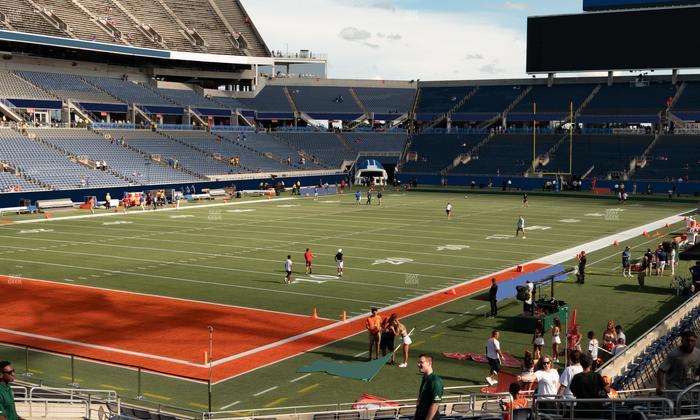 Camping World Stadium - Section 143 Seat View