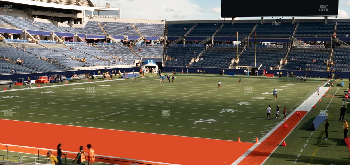 Camping World Stadium - Section 145 Seat View