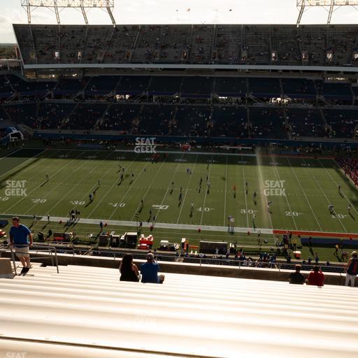 Camping World Stadium - Section 207 Seat View