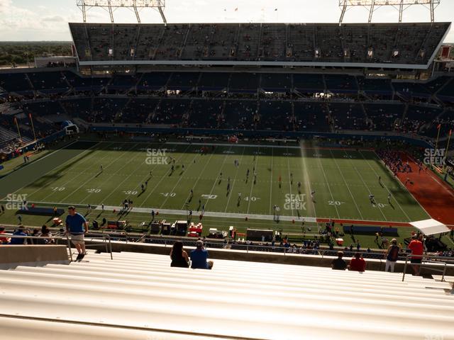 Camping World Stadium - Section 207 Seat View Camping World Stadium - Section 207 Seat View