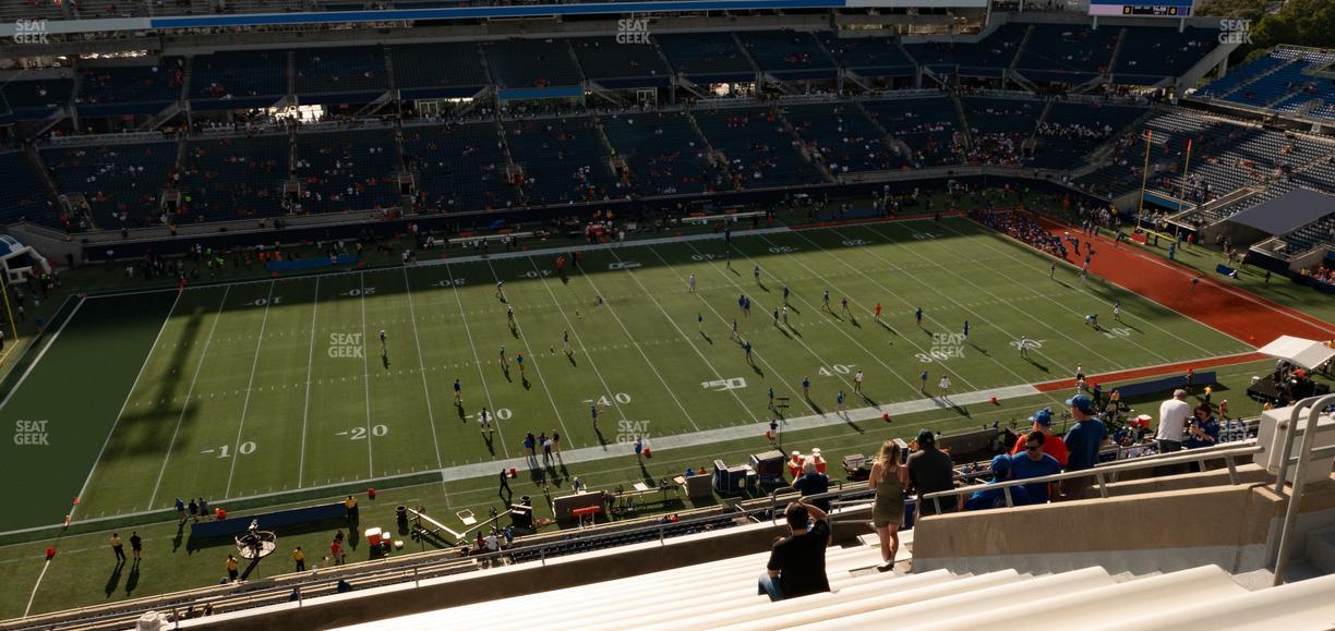 Camping World Stadium - Section 210 Seat View