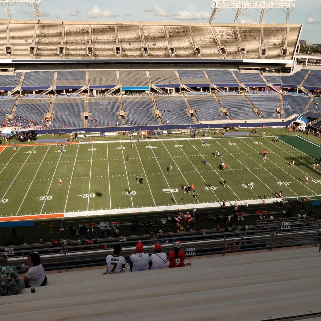 Camping World Stadium - Section 235 Seat View