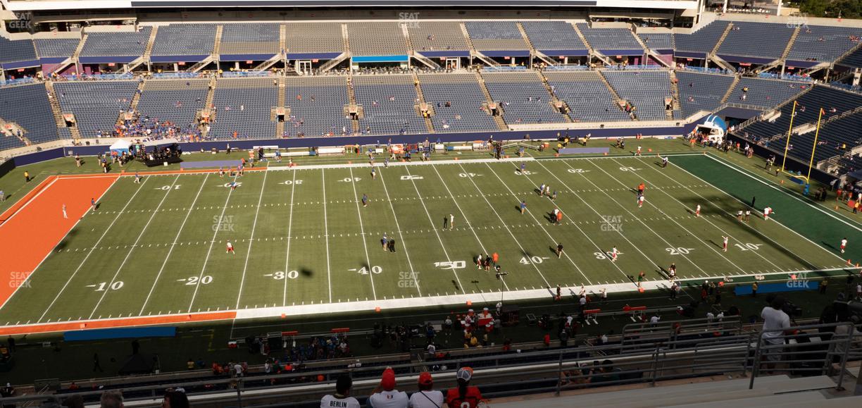 Camping World Stadium - Section 235 Seat View