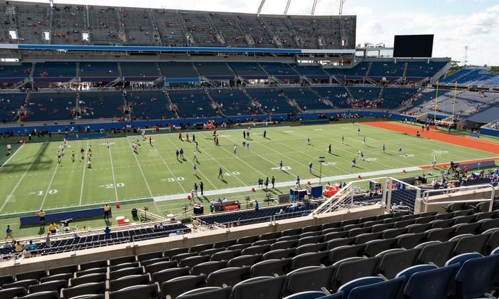 Camping World Stadium - Section Plaza 10 Seat View