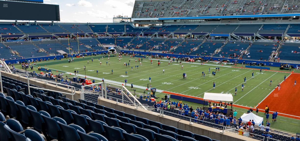 Camping World Stadium - Section Plaza 3 Seat View