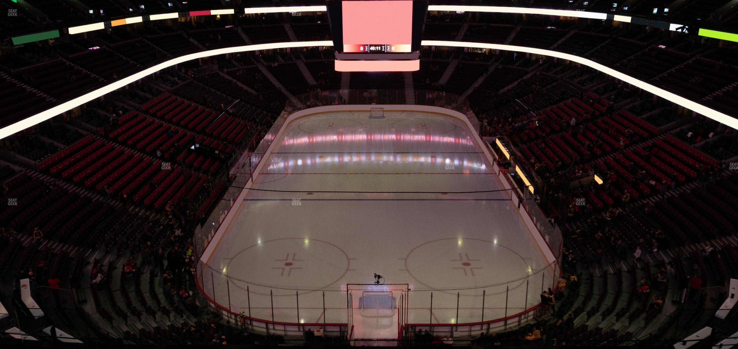 Canadian Tire Centre - Section Coca Cola Zone 315 Seat View