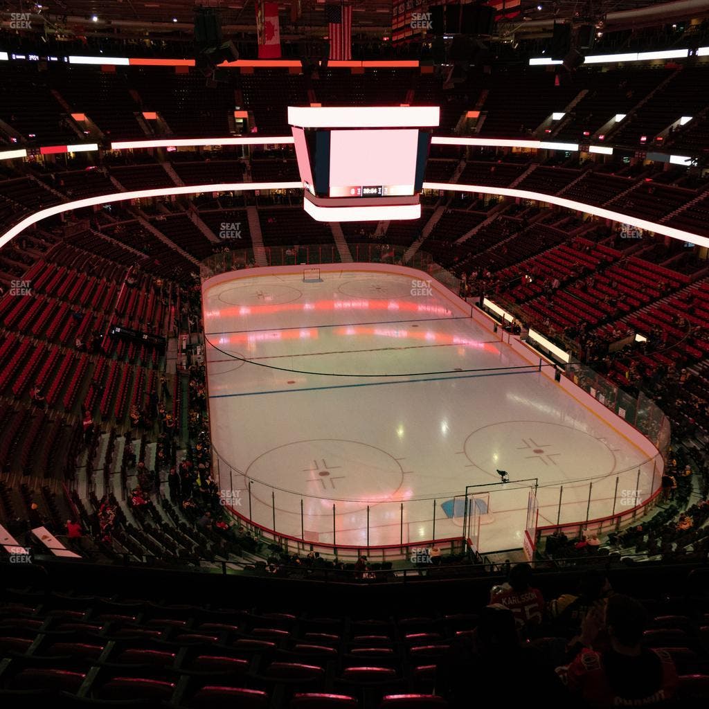 Canadian Tire Centre - Section Coca Cola Zone 316 Seat View