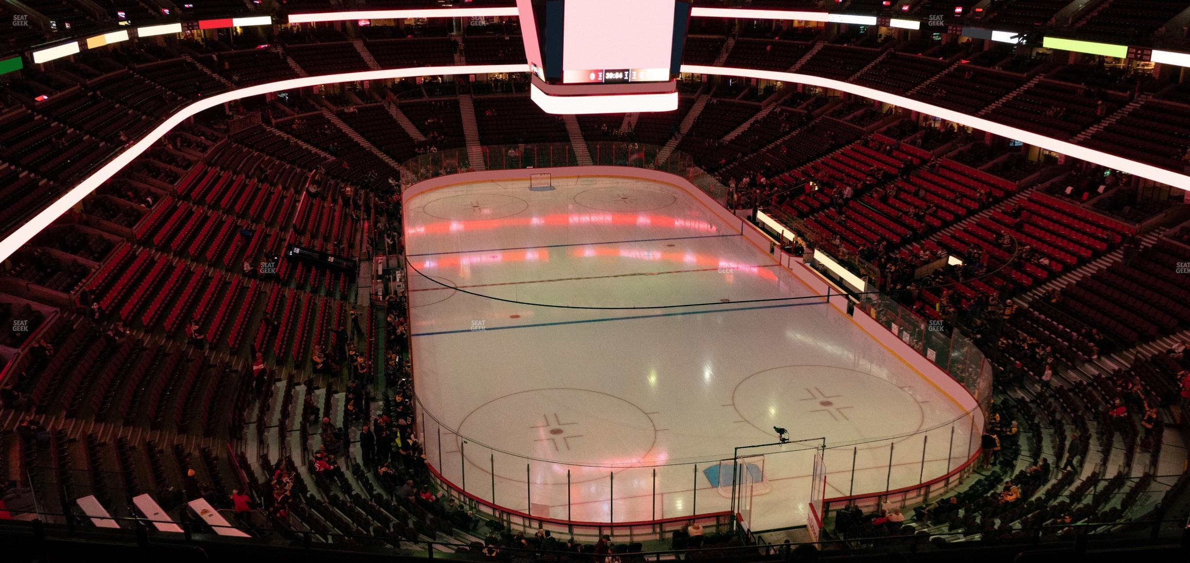 Canadian Tire Centre - Section Coca Cola Zone 316 Seat View