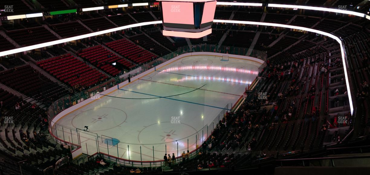 Canadian Tire Centre - Section Milk Zone 313 Seat View