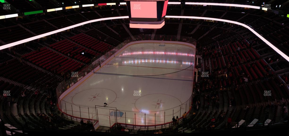 Canadian Tire Centre - Section Milk Zone 314 Seat View