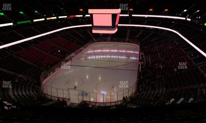 Canadian Tire Centre - Section Milk Zone 314 Seat View