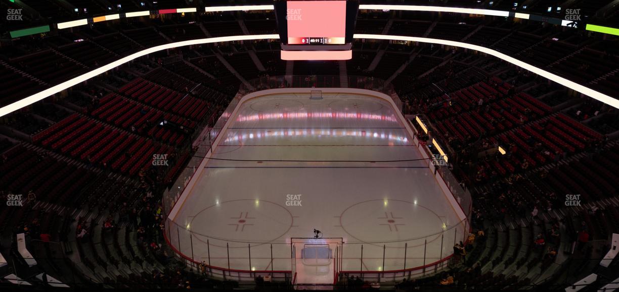 Canadian Tire Centre - Section Milk Zone 315 Seat View