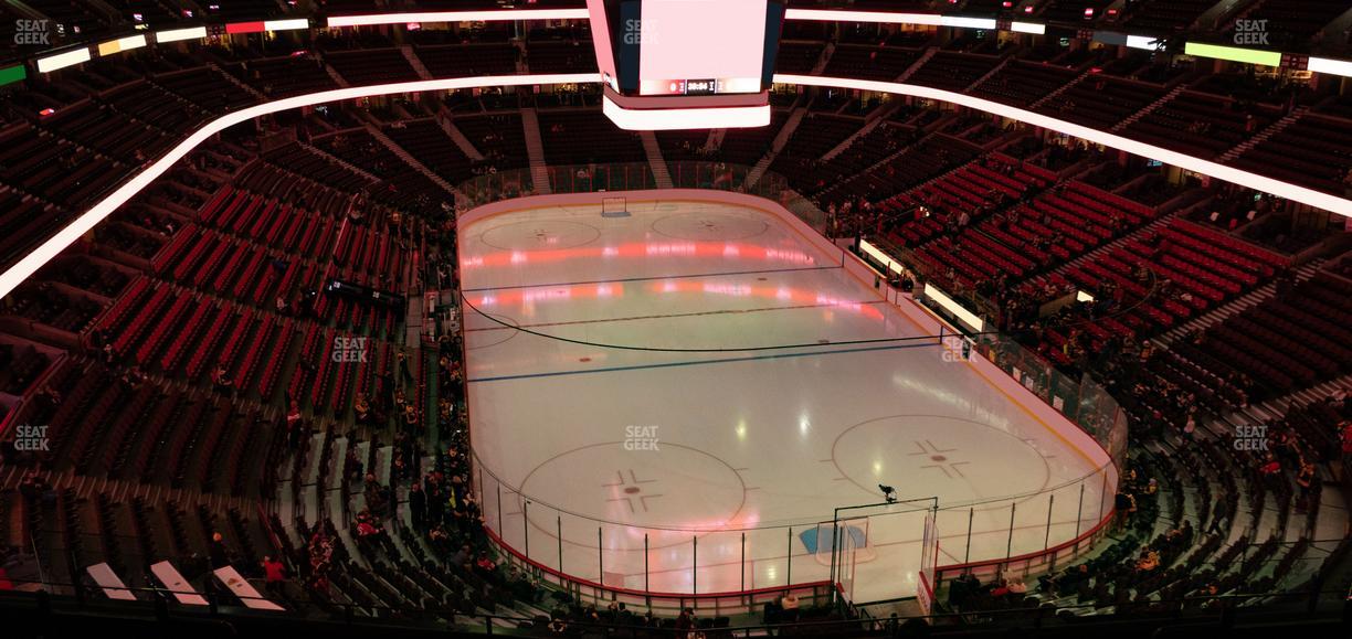 Canadian Tire Centre - Section Milk Zone 316 Seat View