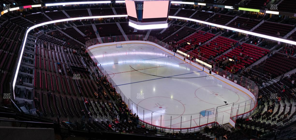 Canadian Tire Centre - Section Milk Zone 317 Seat View