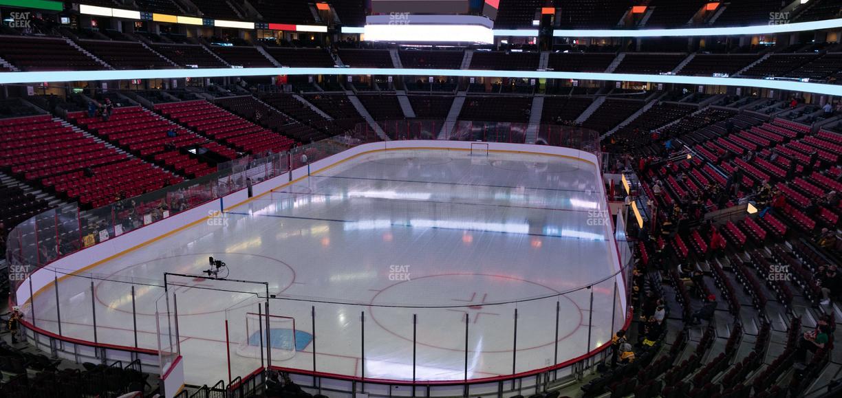 Canadian Tire Centre - Section Molson Canadian Fan Deck 214 Seat View