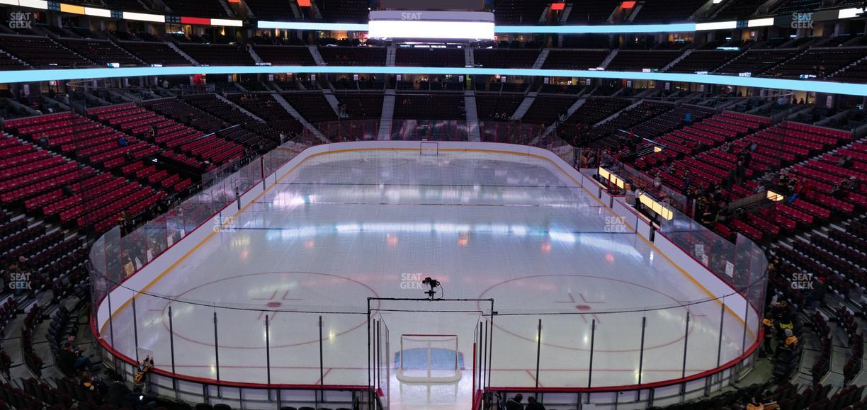 Canadian Tire Centre - Section Molson Canadian Fan Deck 215 Seat View