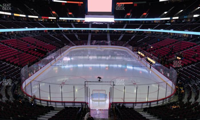 Canadian Tire Centre - Section Molson Canadian Fan Deck 215 Seat View