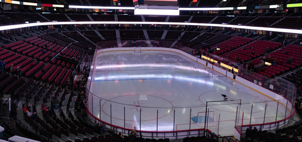 Canadian Tire Centre - Section Molson Canadian Fan Deck 216 Seat View