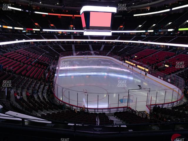 Canadian Tire Centre - Section Molson Canadian Fan Deck 216 Seat View
