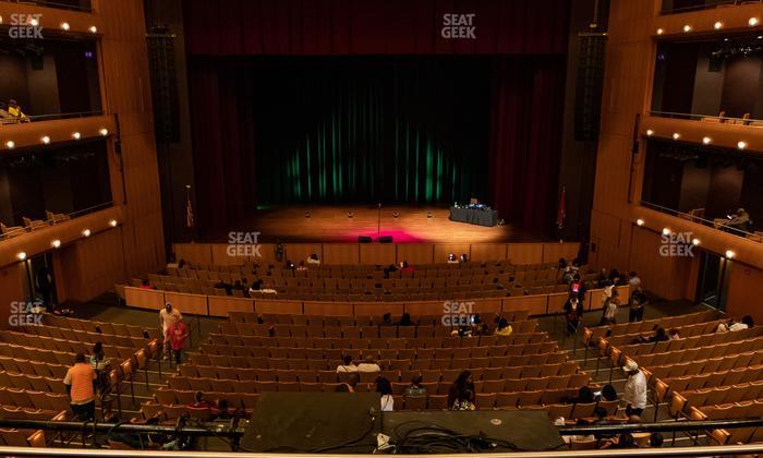 Cannon Center For The Performing Arts - Section Mezzanine Seat View