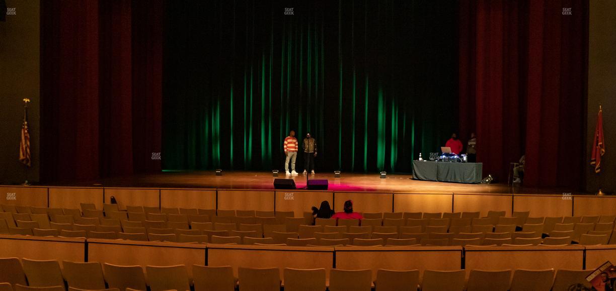 Cannon Center For The Performing Arts - Section Orchestra Seat View