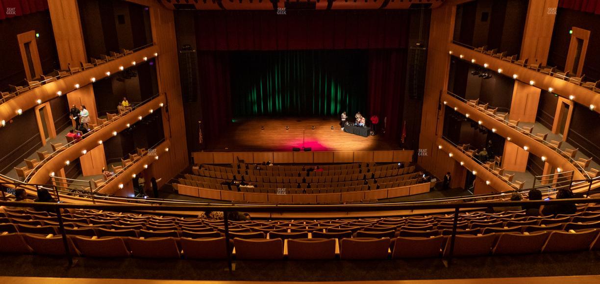 Cannon Center For The Performing Arts - Section Upper Balcony Seat View