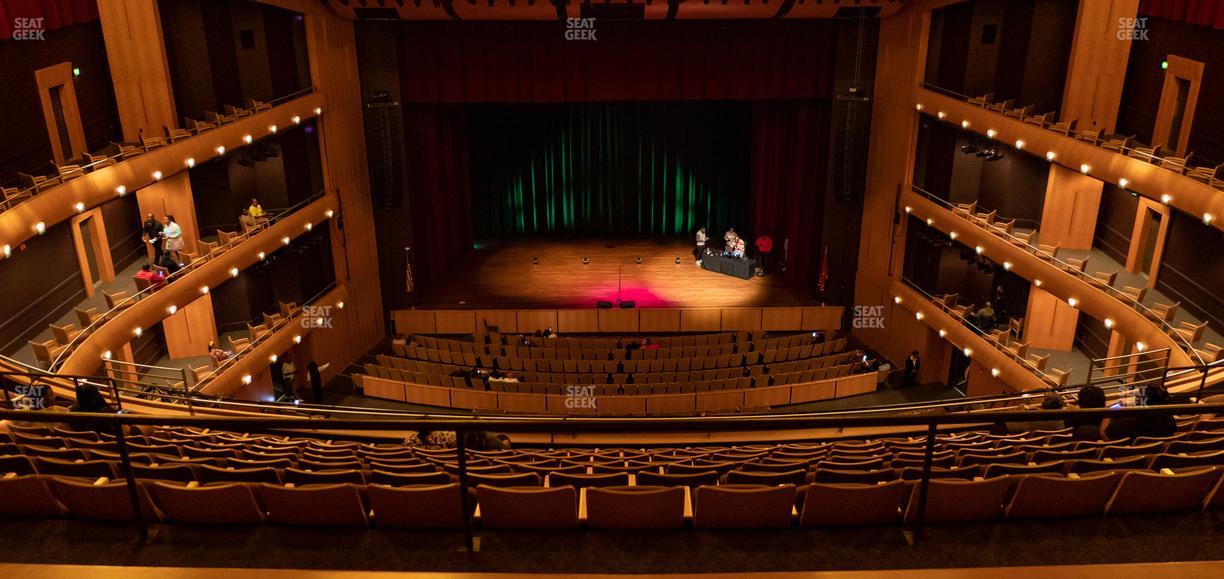 Cannon Center For The Performing Arts - Section Upper Balcony Seat View
