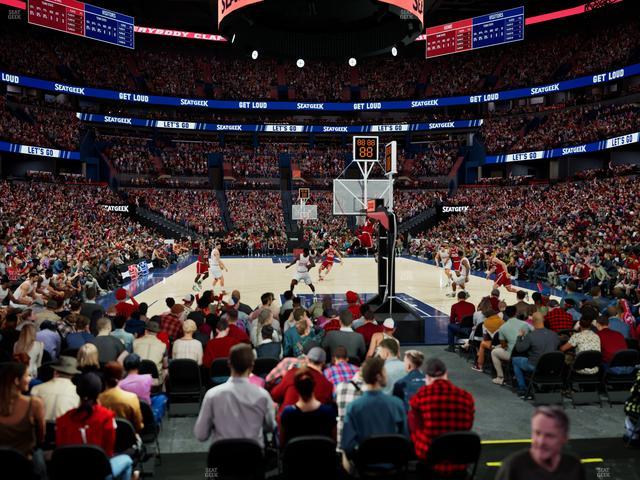 Official view from Section 105 at Capital One Arena