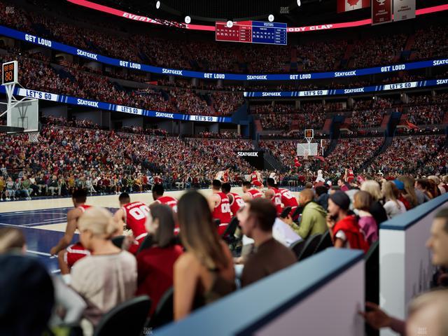 Official view from Section 120 at Capital One Arena