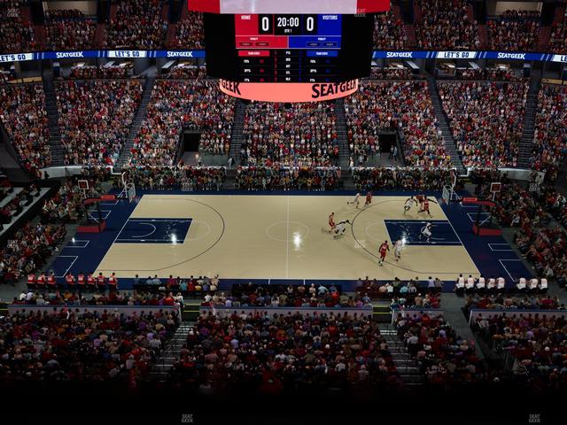 Official view from Section 400 at Capital One Arena