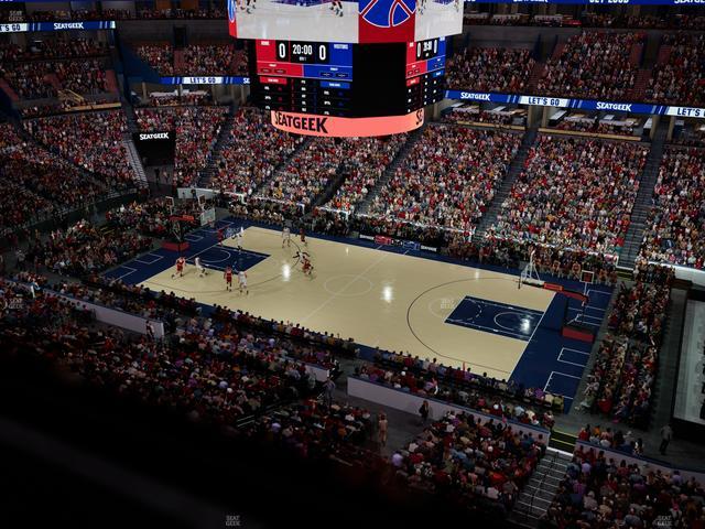 Official view from Section 419 at Capital One Arena