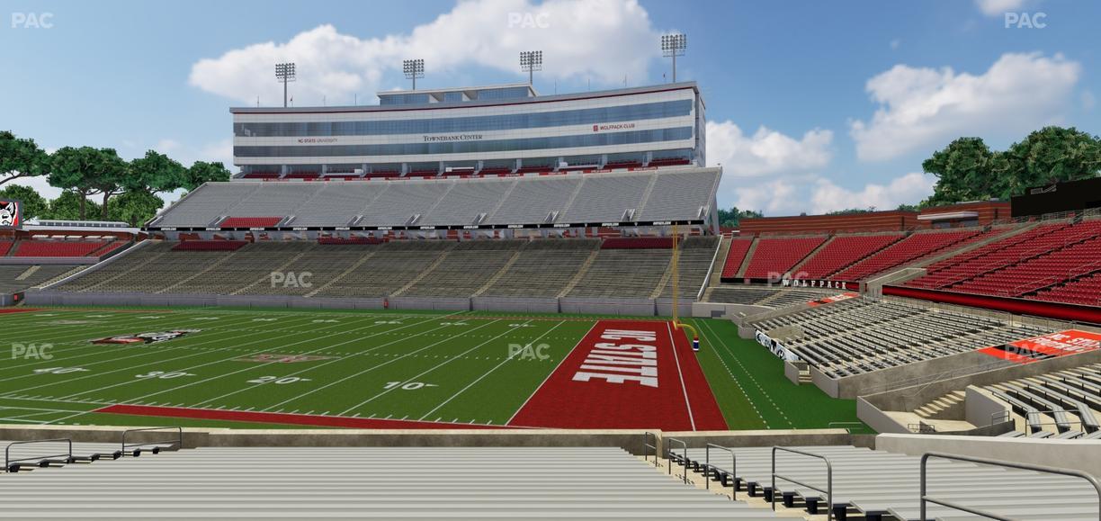 Carter-Finley Stadium - Section 1 Seat View