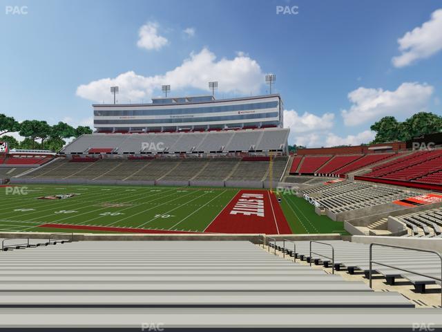Carter-Finley Stadium - Section 1 Seat View