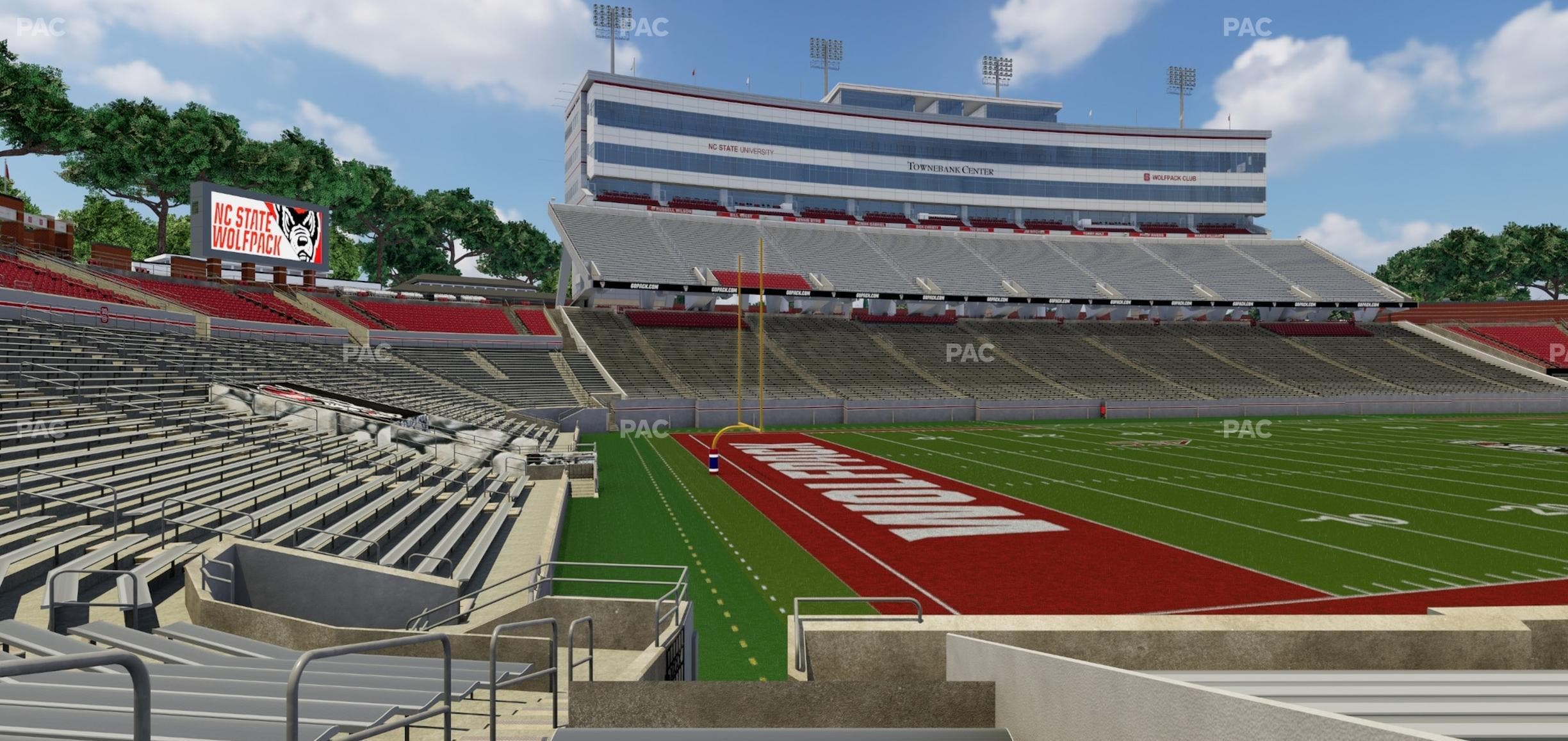 Carter-Finley Stadium - Section 110 Seat View