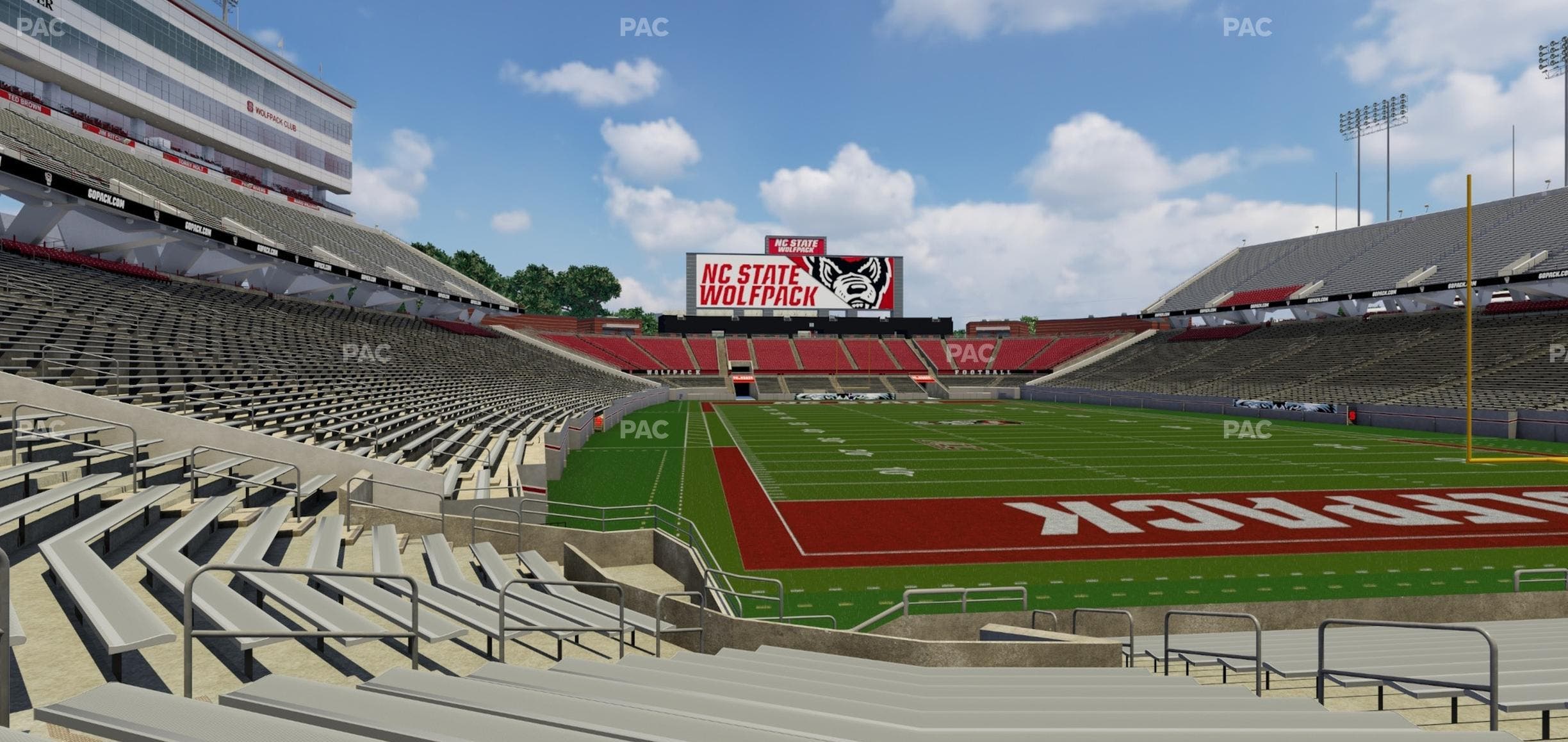 Carter-Finley Stadium - Section 117 Seat View