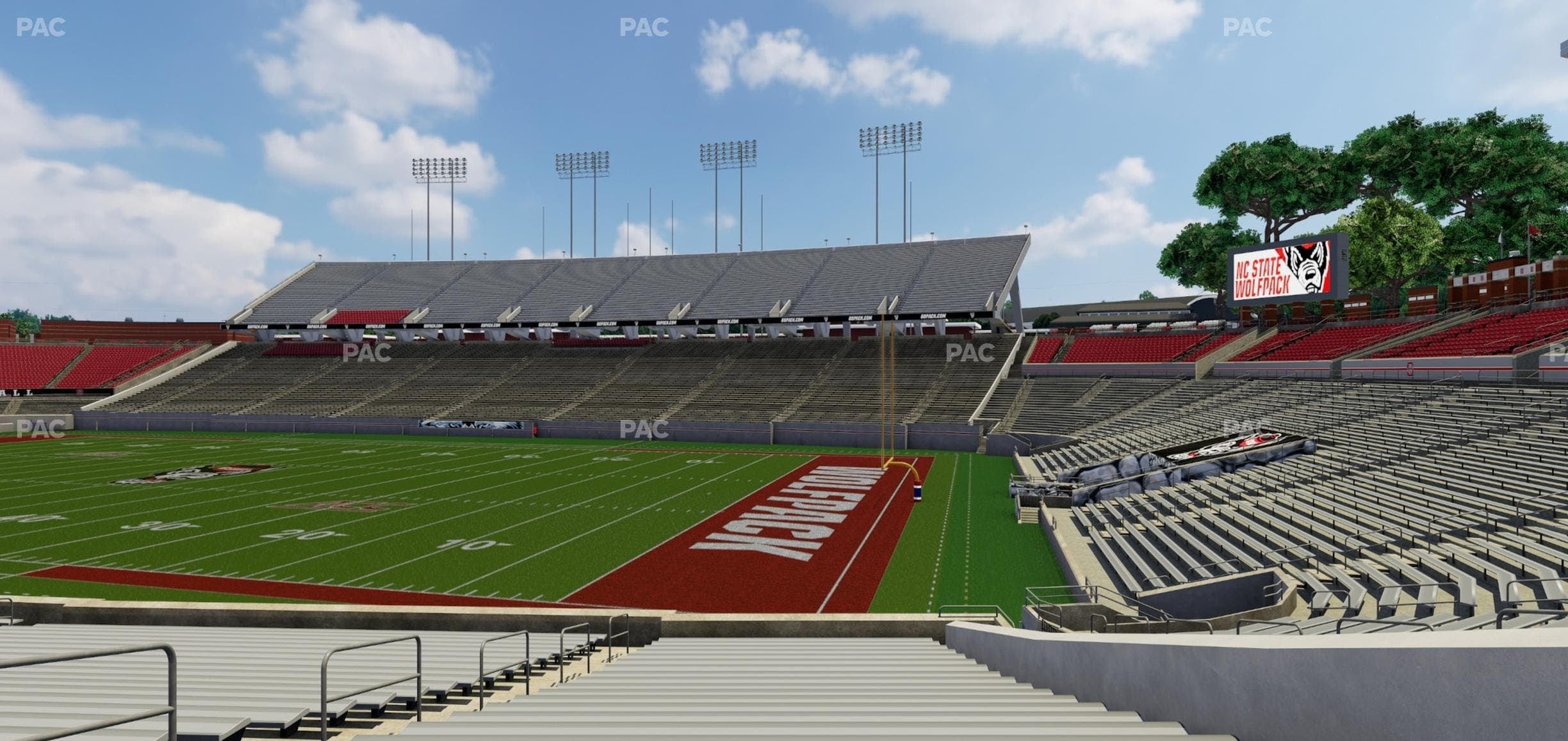 Carter-Finley Stadium - Section 17 Seat View