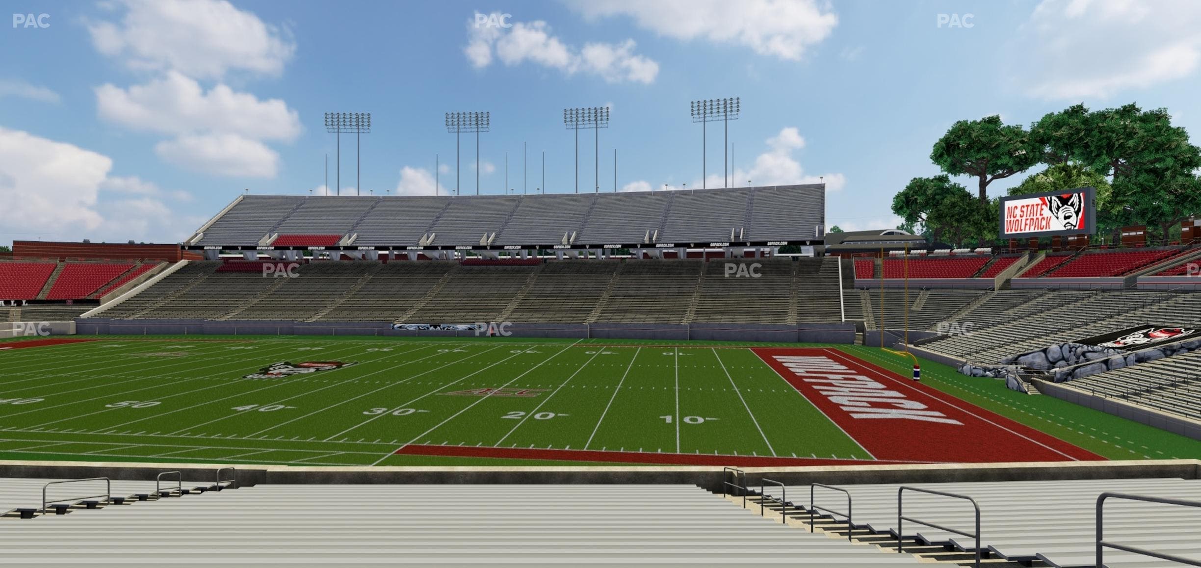 Carter-Finley Stadium - Section 18 Seat View