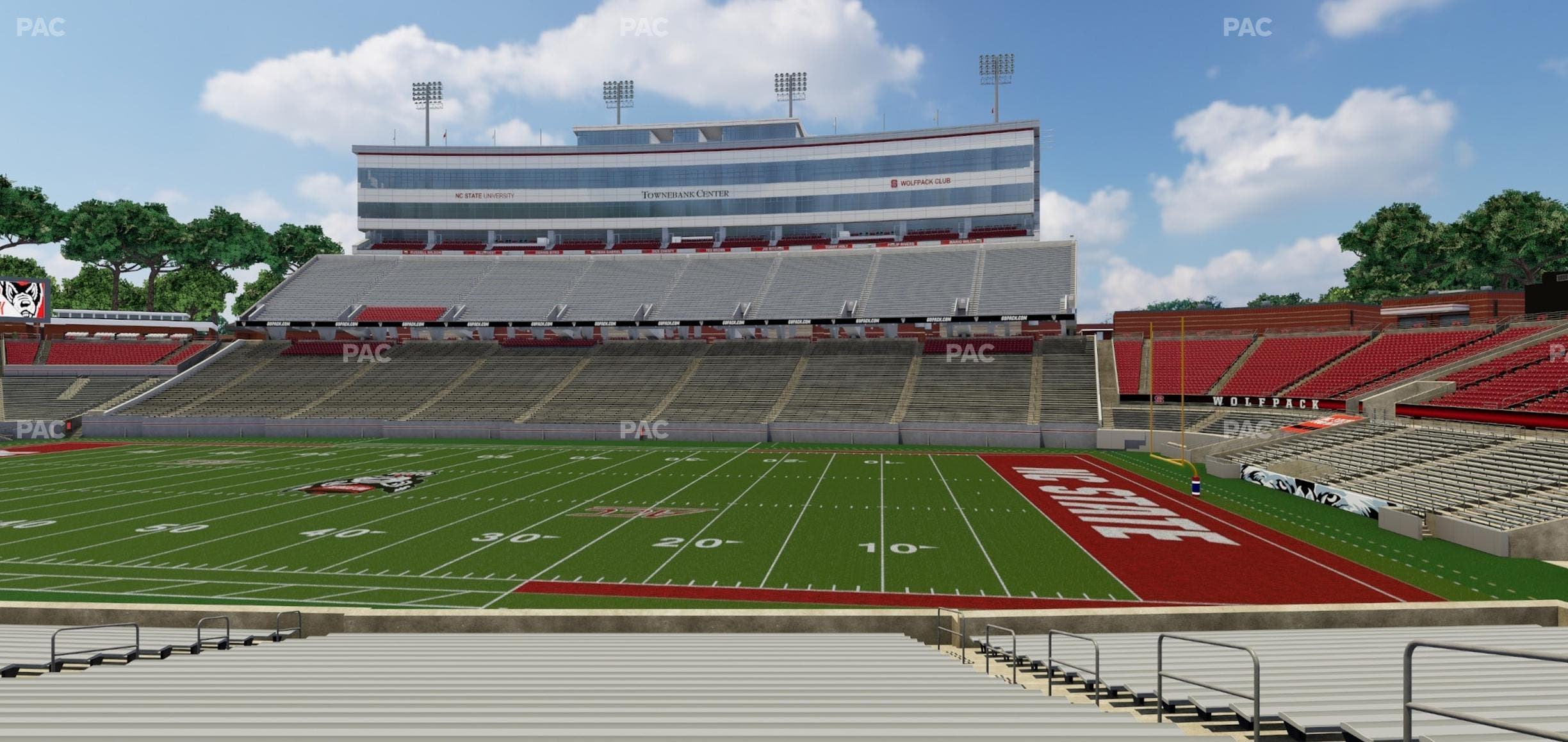Carter-Finley Stadium - Section 2 Seat View