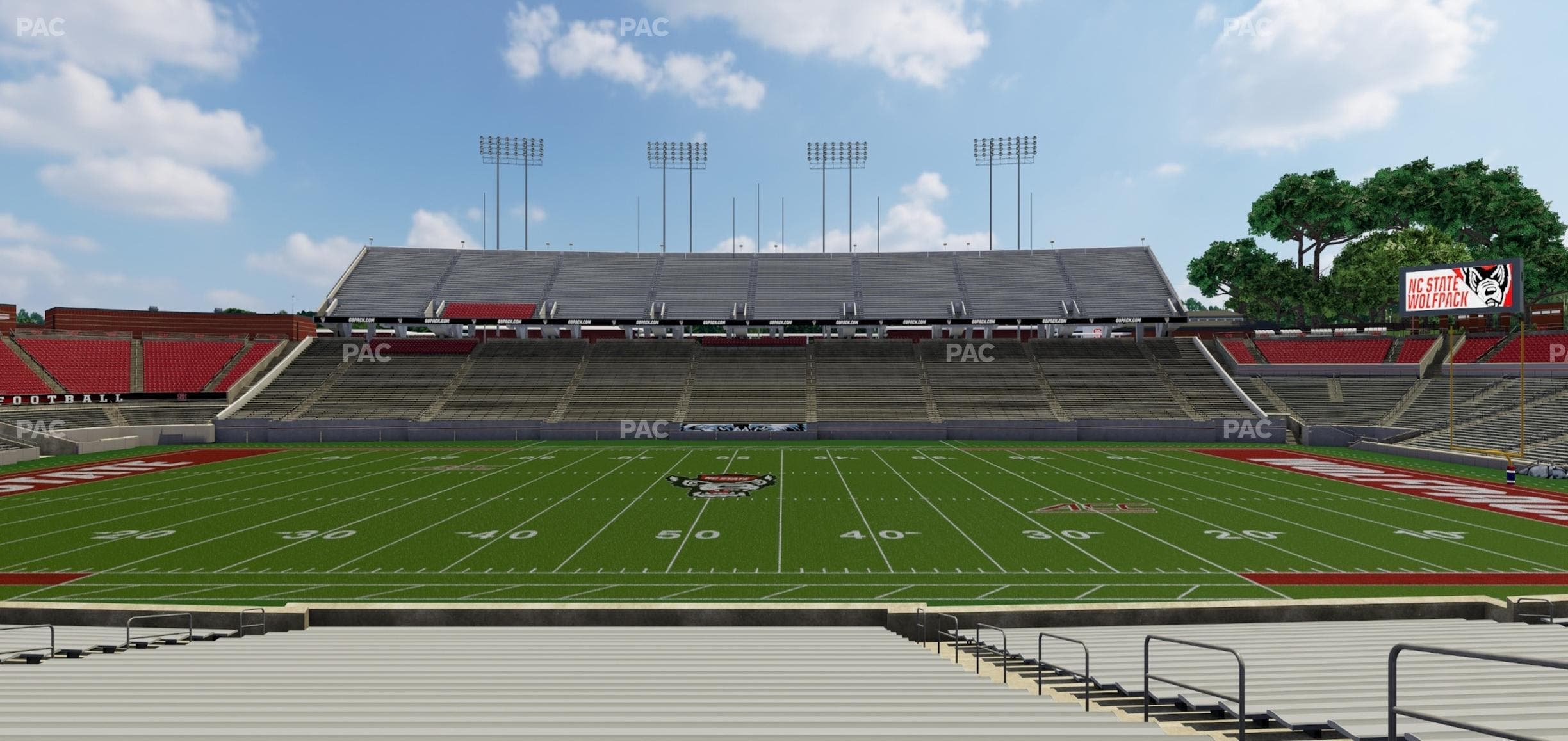 Carter-Finley Stadium - Section 20 Seat View
