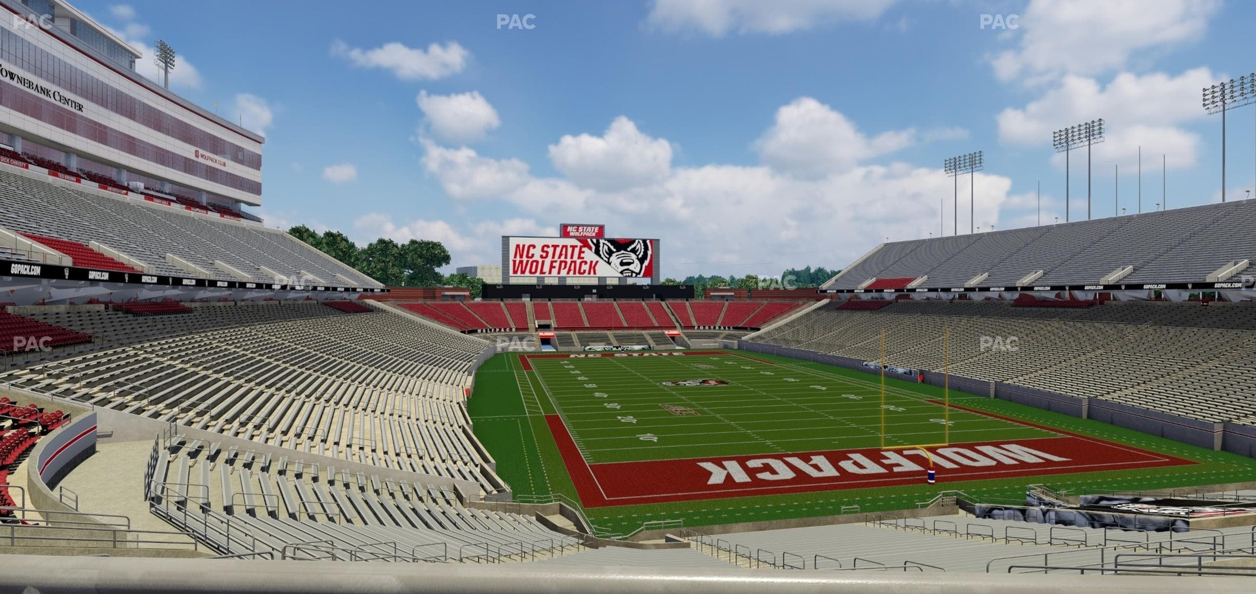 Carter-Finley Stadium - Section 214 Seat View