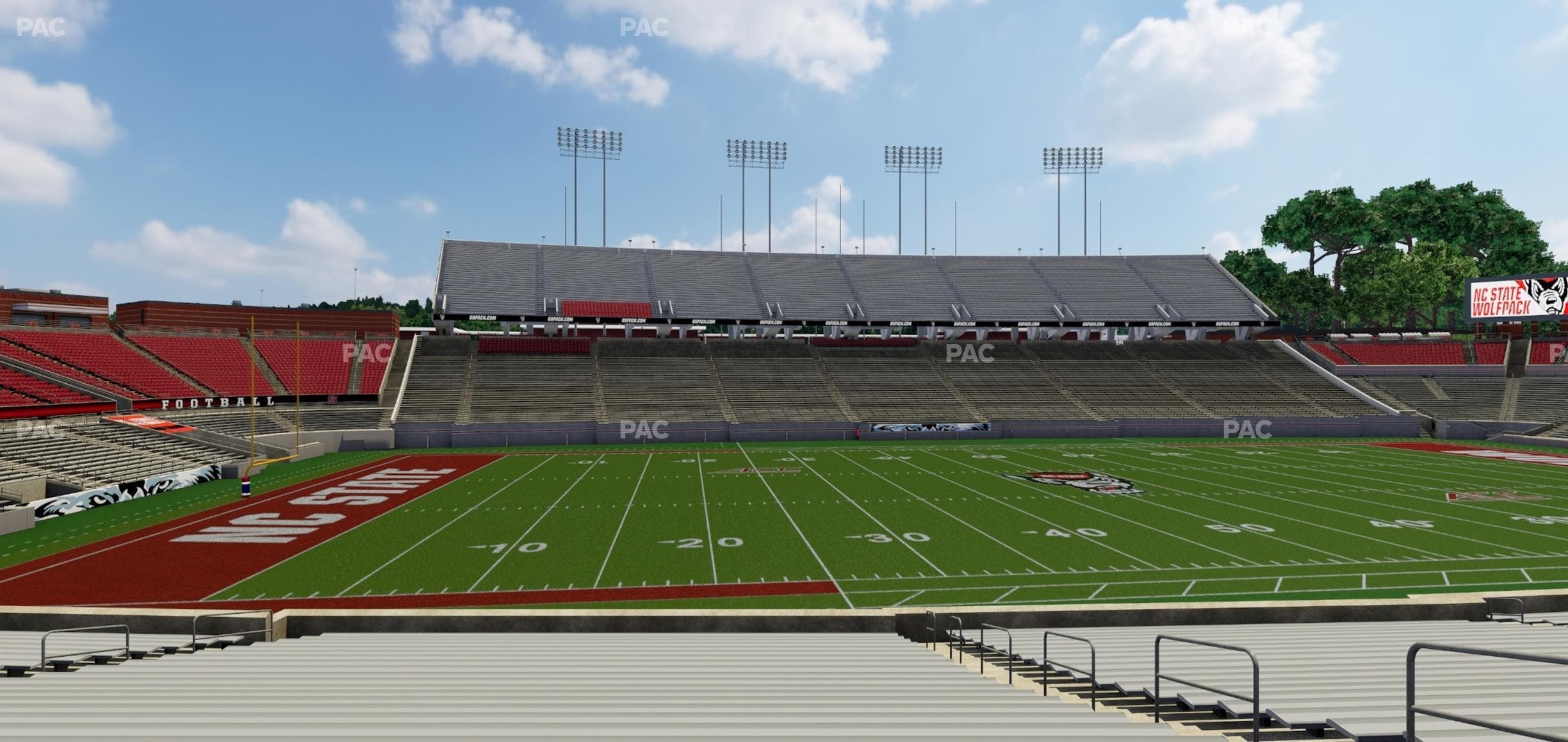 Carter-Finley Stadium - Section 22 Seat View