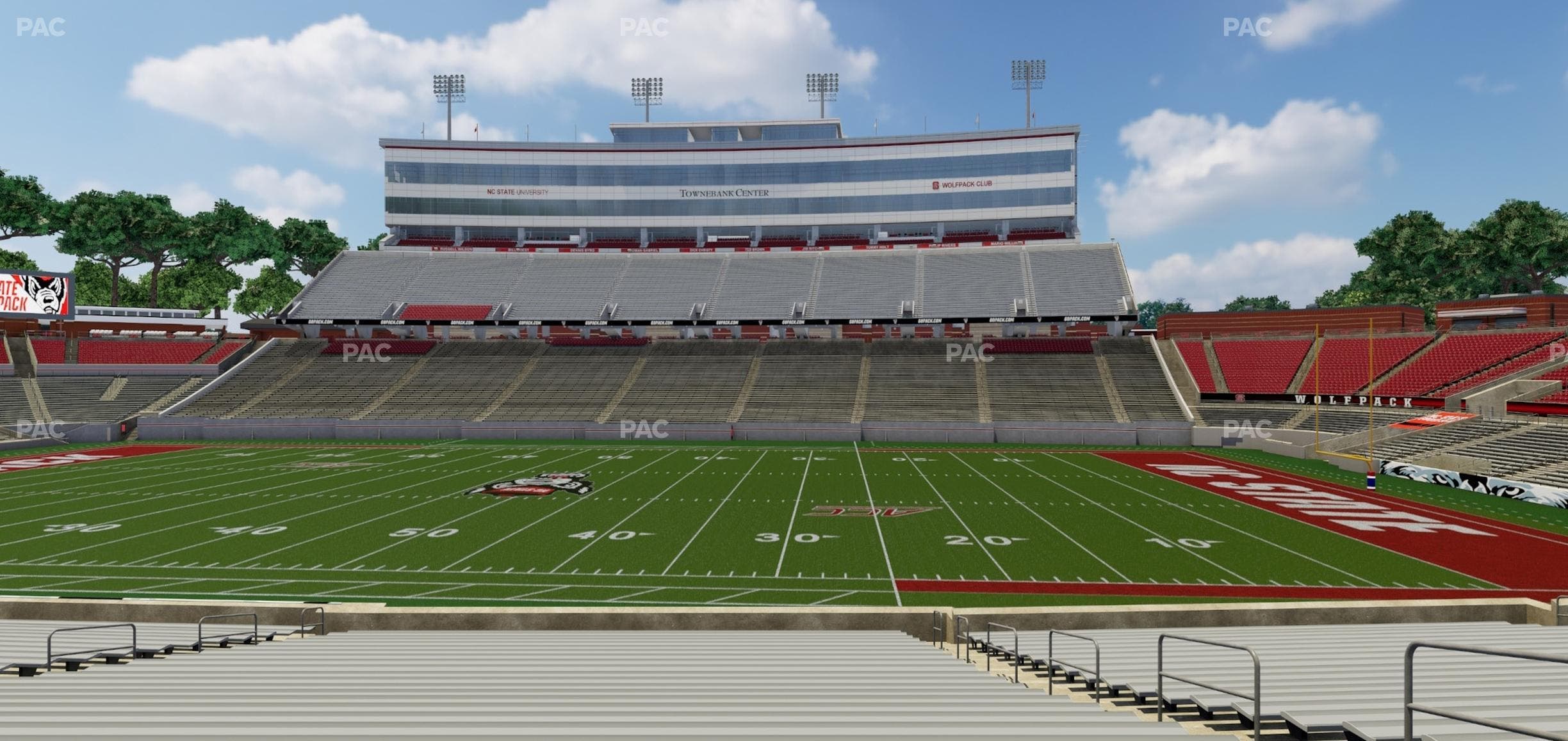 Carter-Finley Stadium - Section 3 Seat View