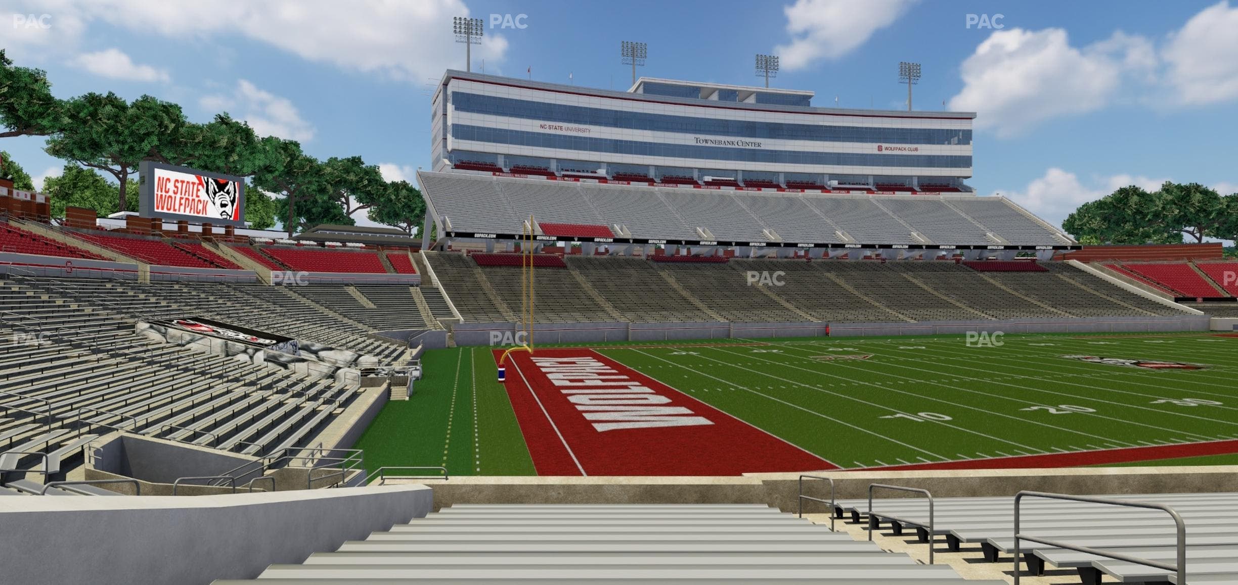 Carter-Finley Stadium - Section 8 Seat View