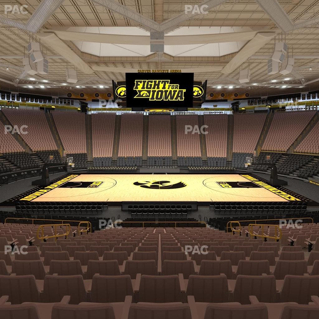 Carver-Hawkeye Arena - Section A Seat View