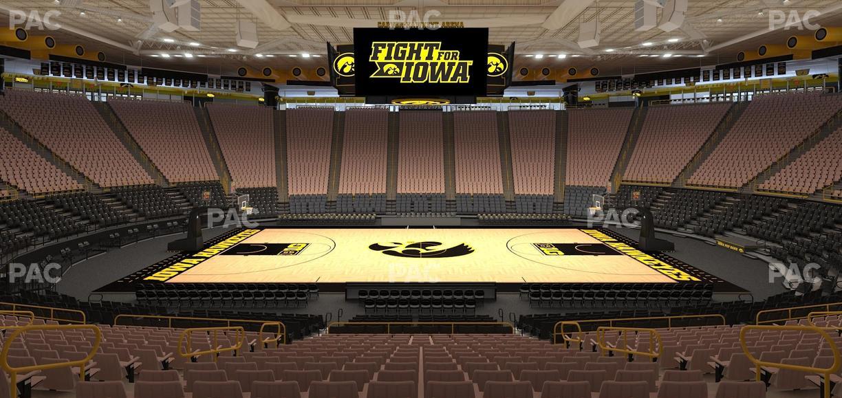 Carver-Hawkeye Arena - Section A Seat View
