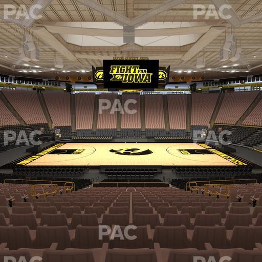 Carver-Hawkeye Arena - Section A Seat View