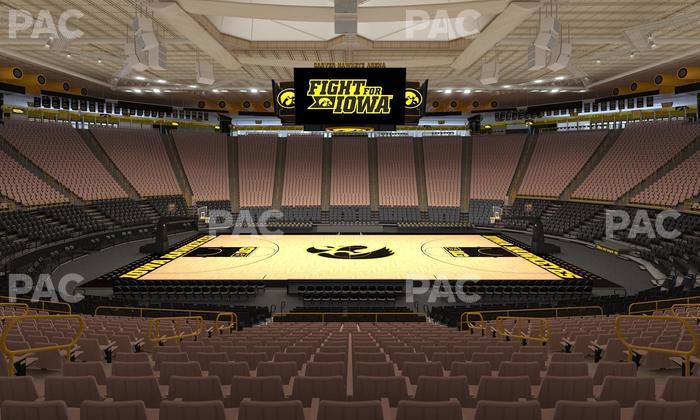Carver-Hawkeye Arena - Section A Seat View