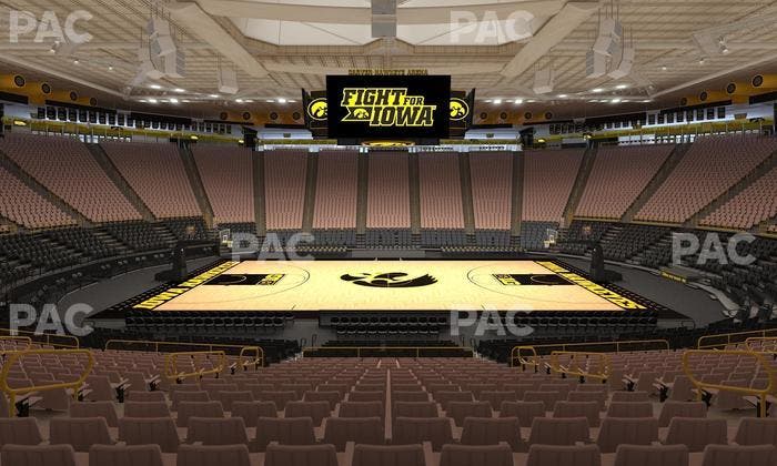 Carver-Hawkeye Arena - Section A Seat View