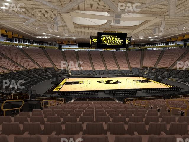 Carver-Hawkeye Arena - Section Aa Seat View