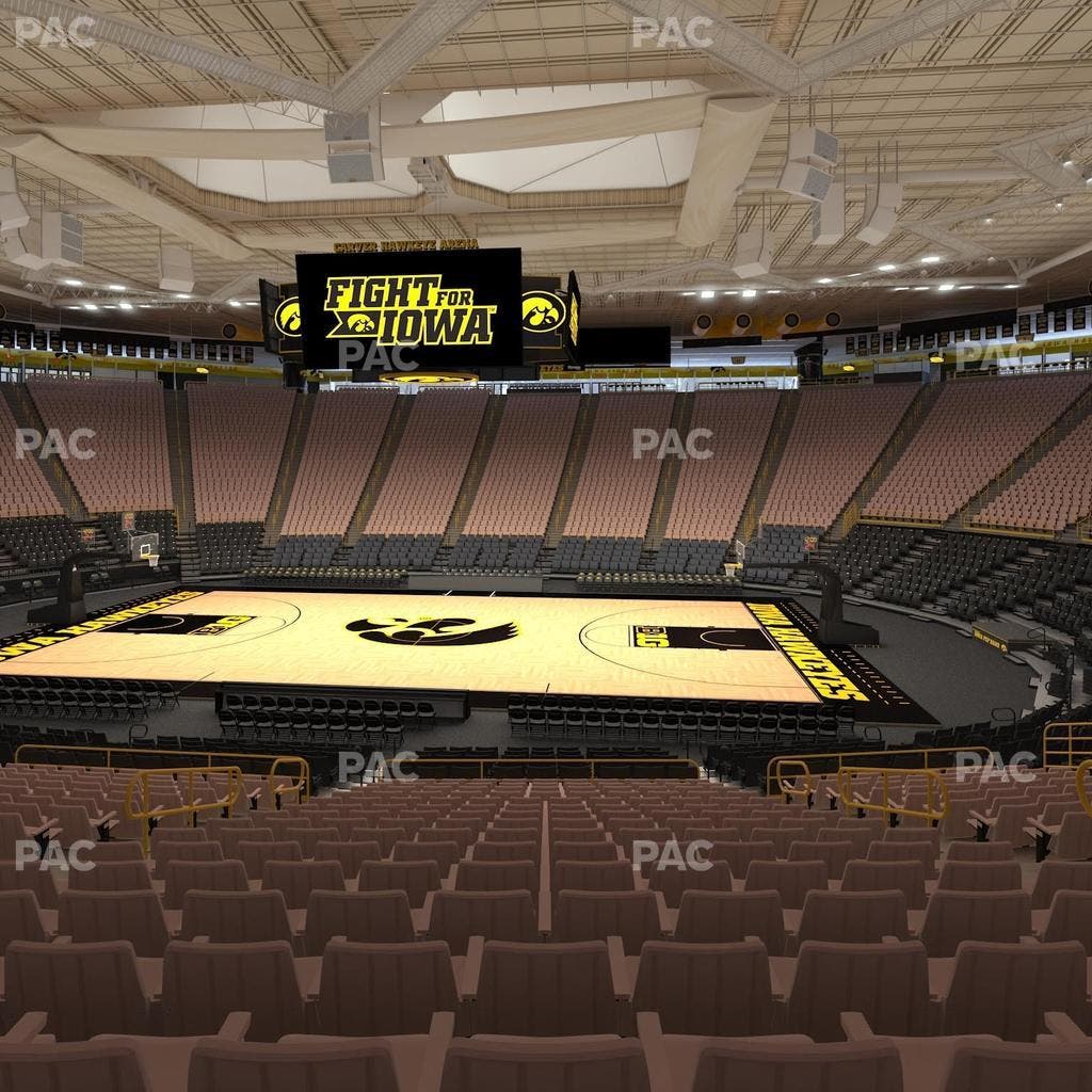 Carver-Hawkeye Arena - Section B Seat View